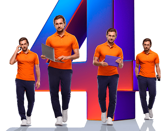 Великолепная четверка Ростелеком в&nbsp;посёлок городского типа Монино (Московская область)